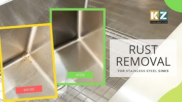 How to Remove Rust from Stainless Steel Sinks?