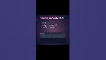 Resize in CSS #html #css #web #frontend #webdesign #viral