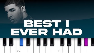 Thumbnail of Drake - Best I Ever Had (piano tutorial)