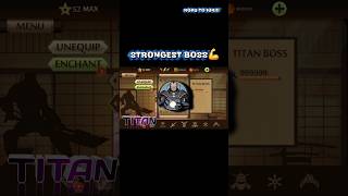 Titan Shadow Fight 2 #shadowfight2 #shadowfight2gameplay #titan #nekki #gaming #short #shorts #sf2