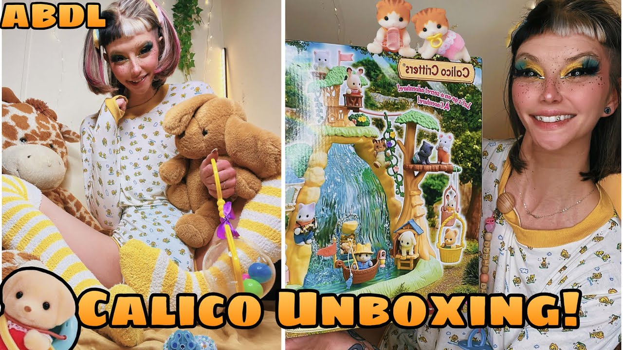 Маленькое космическое веселье! Распаковываем Calico Critters! | Adult Baby