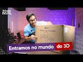 🔥 Unboxing da MINHA PRIMEIRA IMPRESSORA 3D! Bamboo Lab A1 Combo – Primeiras impressões