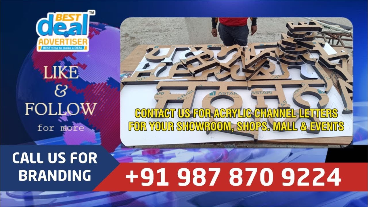 How to make Acrylic Channel Letters 