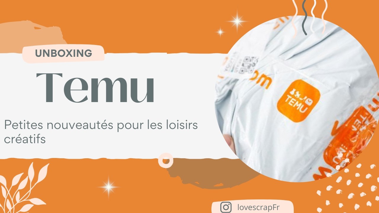 [UNBOXING]  Comment TEMU nous pousse à l'achat !  #haul #scrapbooking #coloriage