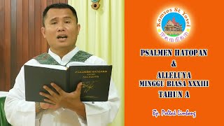 Psalmen Hatopan & Alleluya Minggu Biasa XXXIII Tahun A Bahasa Batak | Komsos St. Yosef Pandan