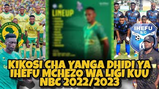 Kikosi Cha Yanga Kinachoanza Leo Dhidi Ya Ihefu Mchezo Wa Ligi Kuu NBC 2022/2023