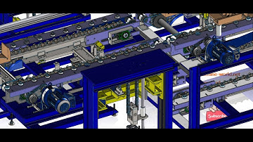 Assembly line-industrial 3D model : machine-world.net P319