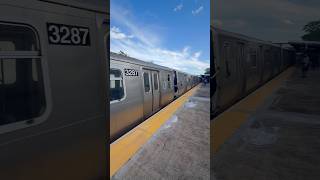R179 (A) Train 3308-3312 + 3287-3283 Entering Broad Channel