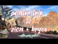 Winter trip w me pt 2 zion  bryce zion bryce