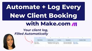 How to Automatically Create a Client Folder + Log Every Booking (Make.com Tutorial)