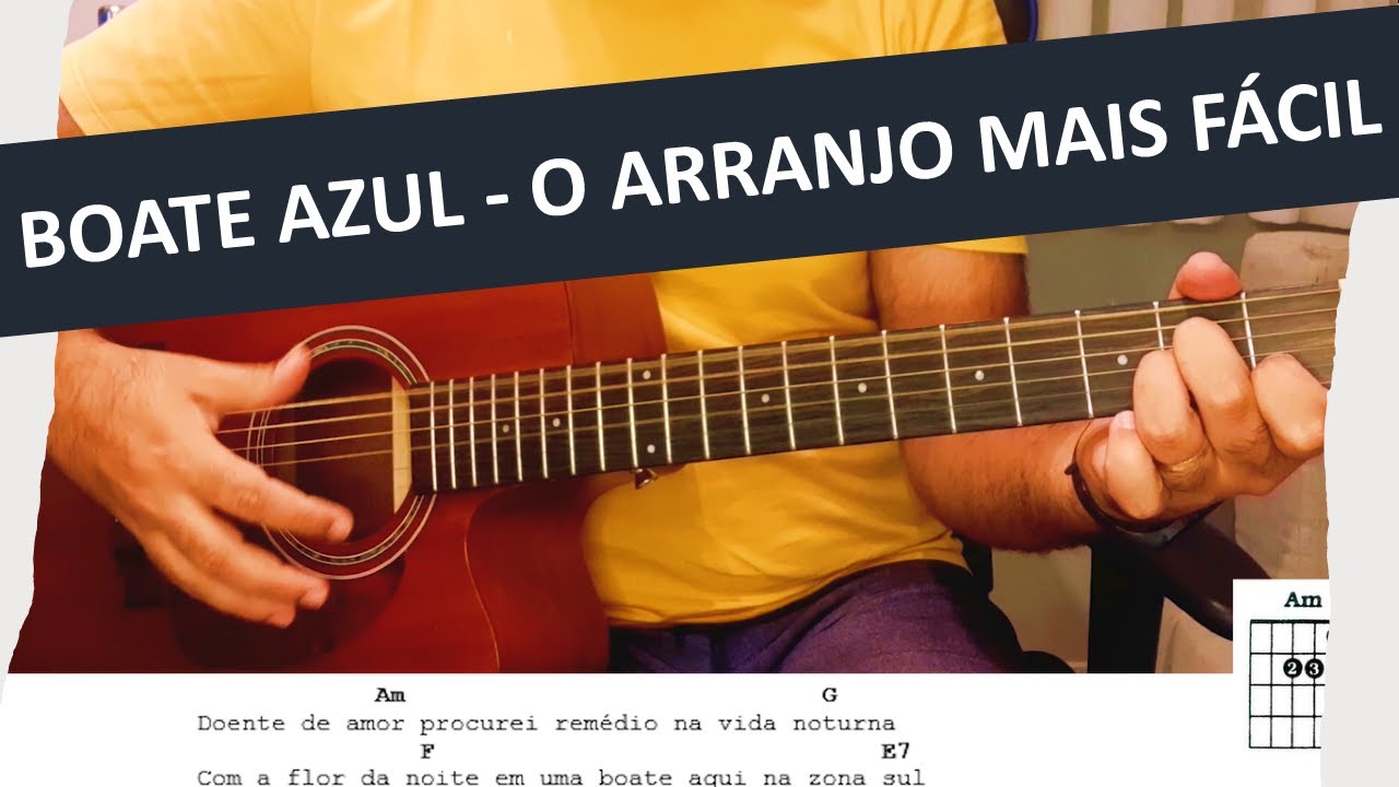 Como tocar BOATE AZUL no violão - Arranjo FÁCIL e SIMPLIFICADO