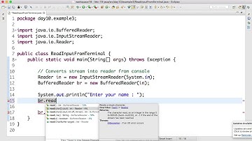 Day-10 Read input from #console using #BufferedReader in #Java.