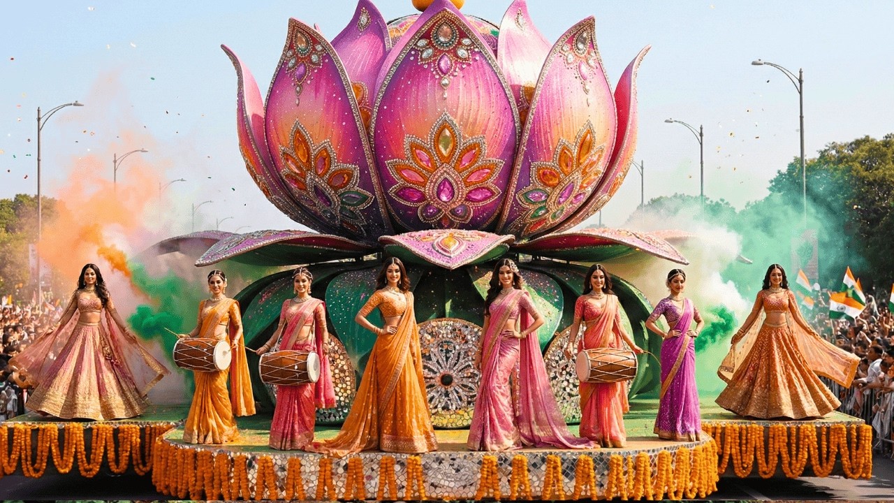 Holi 2026 Mega Color Parade (India) | 200 Epic Floats, Daytime Color Storm + Holika Dahan Fire Night