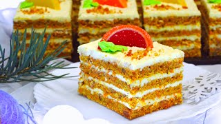 Необычайно вкусный!!! Торт "СЕВИЛЬЯ" 🍊 Домашний Торт Пирожное Рецепт | Кулинарим с Таней