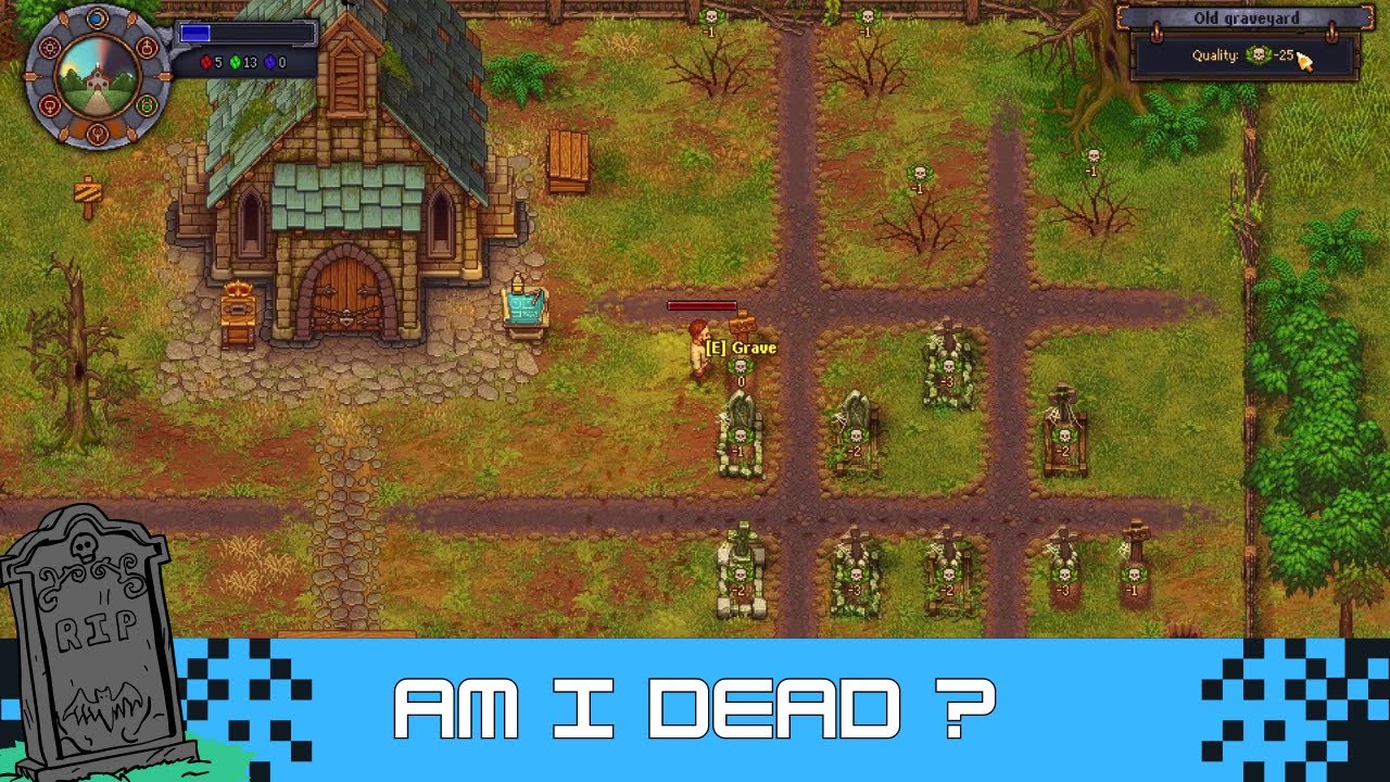 Am I dead ?! Graveyard Keeper Ep 01 YouTube