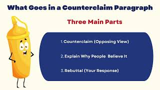 The Argumentative Essay: Counterclaim Paragraph
