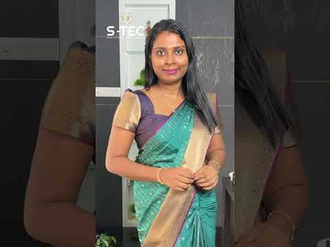 Saree Blouse neck design sweet heart