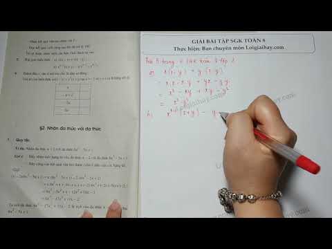 Video Giải bài 5 trang 6 SGK toán 8 tập 1 - youtube