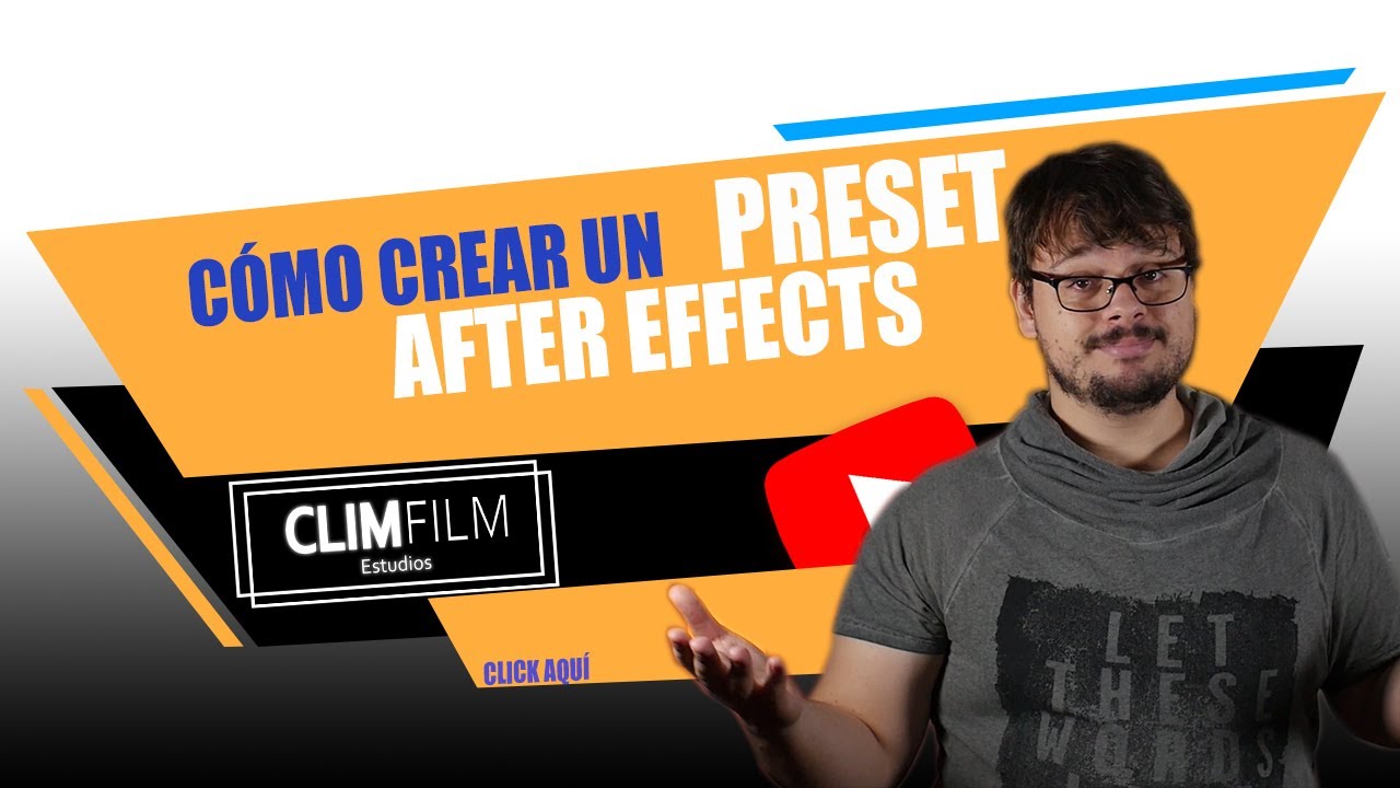 Cómo CREAR un PRESET en AFTER EFFECTS 2024 - CÓMO guardar un AJUSTE PREESTABLECIDO. Cargar un preset