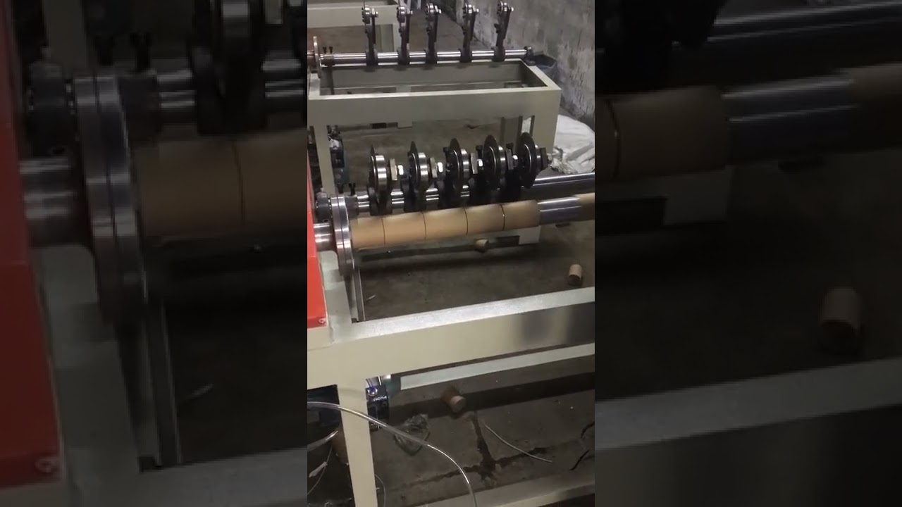 kraft paper tube cutting machine