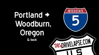 Interstate 5: South of Portland, Coming & Going Dashcam