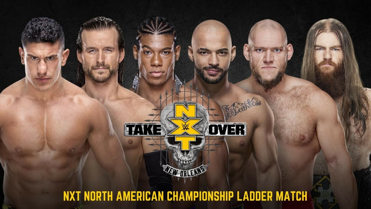 NXT Takeover New Orleans NXT North American Championship 6Man Ladder