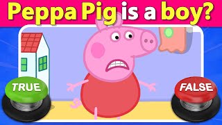 🐷🐽 Peppa Pig True or False Quiz ⭕❌ Can You Outsmart This Tricky Challenge? | Quiz DingDong screenshot 5