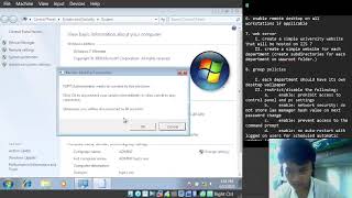 TUPT Windows server 2008 Domain Case Study - Part 6 (Enabling Remote Desktop)