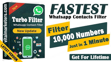 turbo filter 9.2 | whatsapp number filter | super fast whatsapp number filter | whatsapp filter
