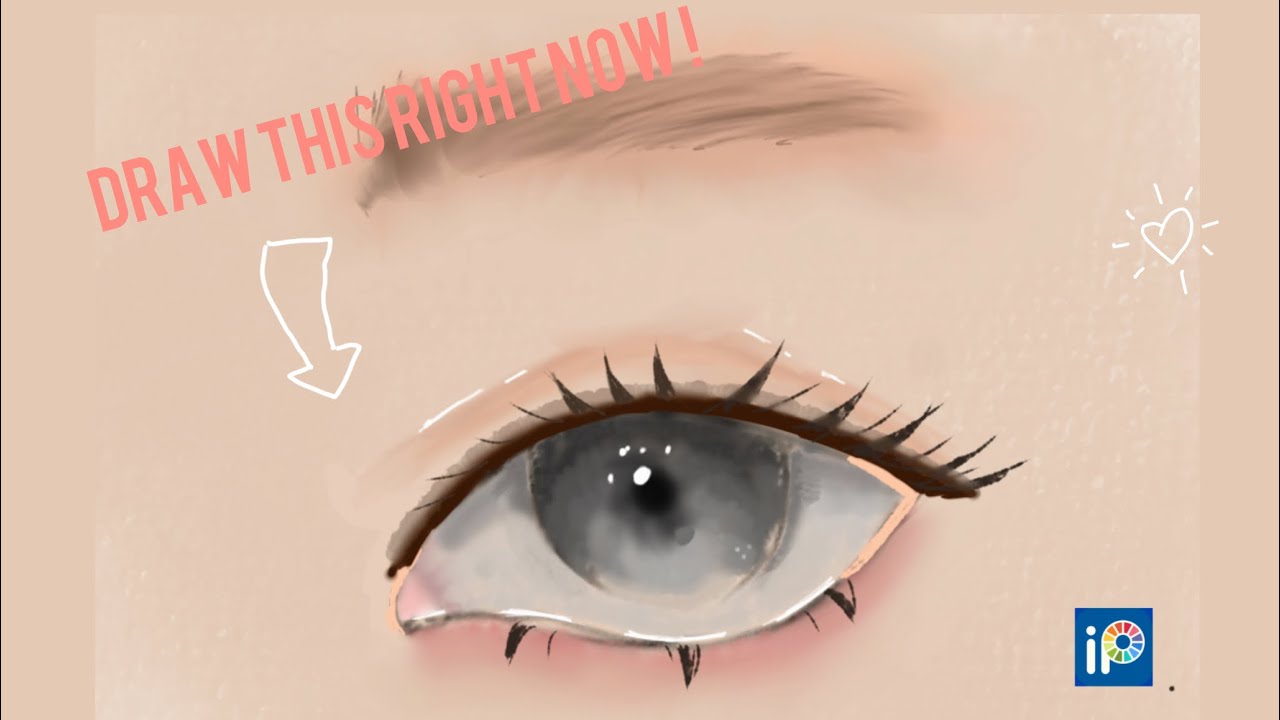 How to draw an eye on Ibis paint X @TheArtisticWorld🎨 - YouTube