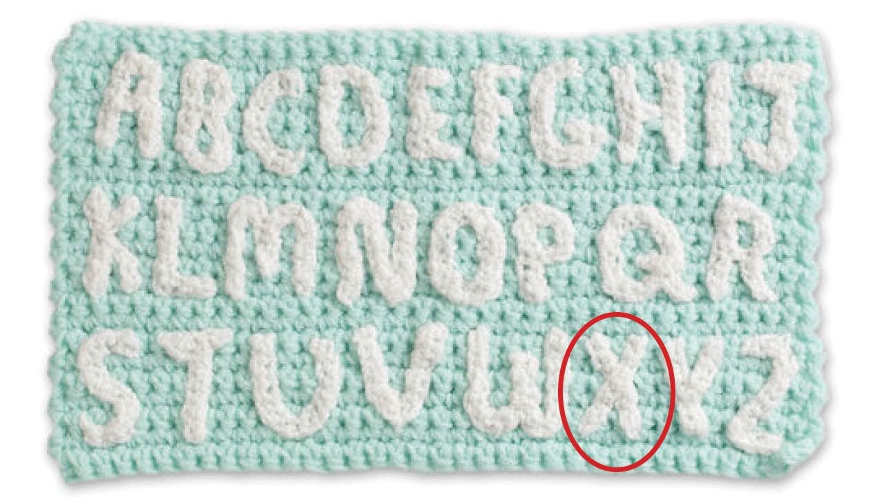 Letter X: A to Z In Crochet Alphabet | EASY | The Crochet Crowd