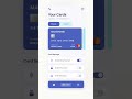 Flutter wallet cards screen — one command install #FlutterKit #shorts