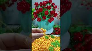 Handmade diy beads flowers home decoration #handmade #diy #beads #flowers #handmadegifts #homedecor