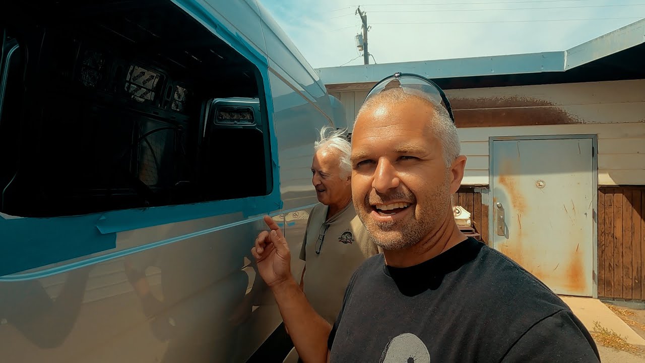 CR Laurence T-Vent Window Install // Sprinter Conversion - YouTube