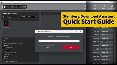 Activating and Installing Your New Steinberg Software | Support