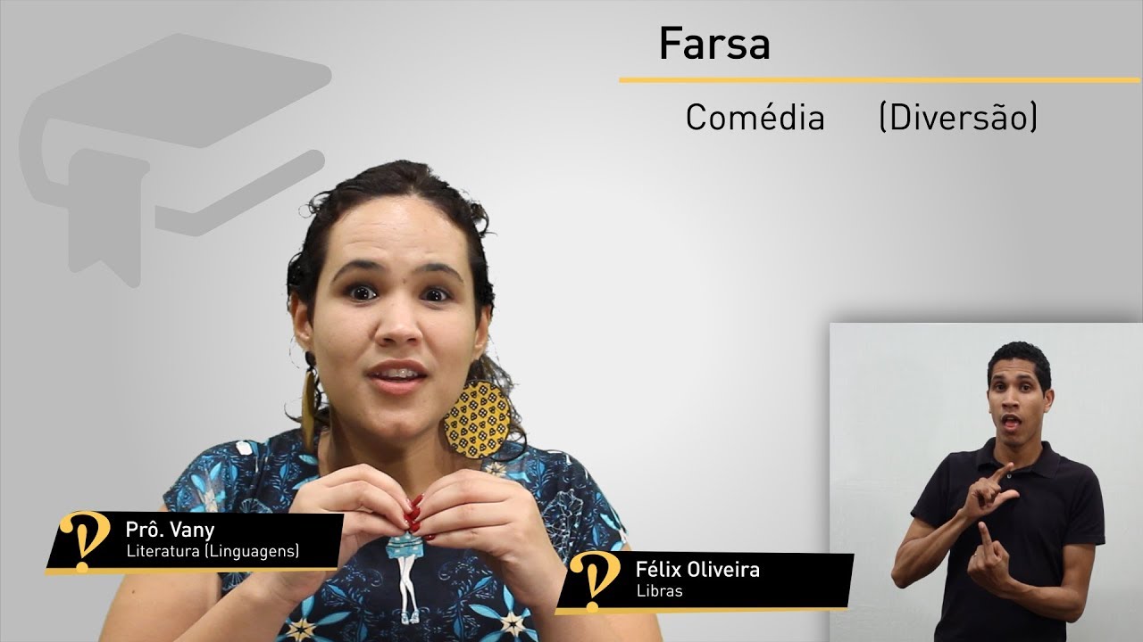 Farsa - Glossário de Literatura - Prô Vany - YouTube