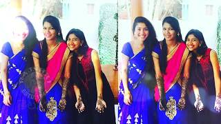 Sai Pallavi With Sister Pooja Kannan Images Sai Pallavi At Her Sister Mehendi Function