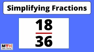 How to simplify the fraction 18/36 || 18/36 Simplified
