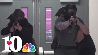 Loudon Police practice response for active shooter situations in high school