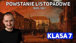 Powstanie Listopadowe. Przyczyny, Przebieg I Skutki Klasa 7