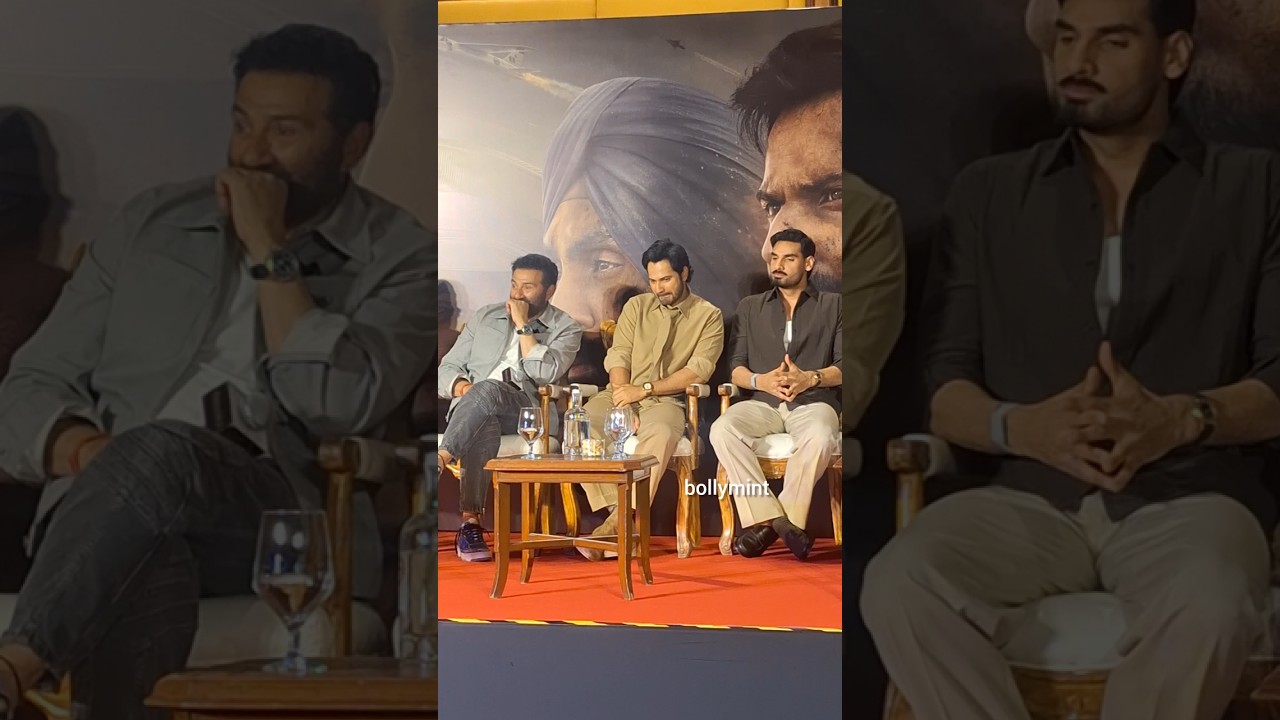 Sunny Deol, Varun Dhawan, Ahan Shetty 🇮🇳🇮🇳