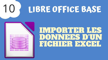 LibreOffice Base #10 - Importer/Exporter les données d