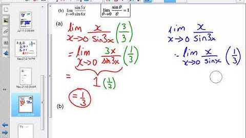 2 1 rates of change and limits part 4 trig function limits