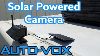 RV Solar Rear View Camera | AutoVox Solar 4 Back Up Wireless Camera System Installation and Review