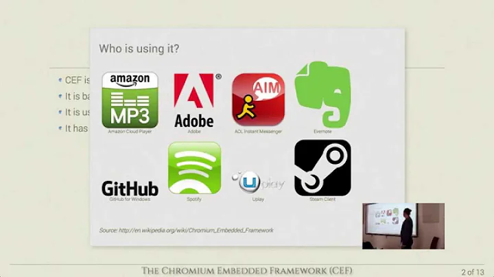 Arne Seib: The Chromium Embedded Framework