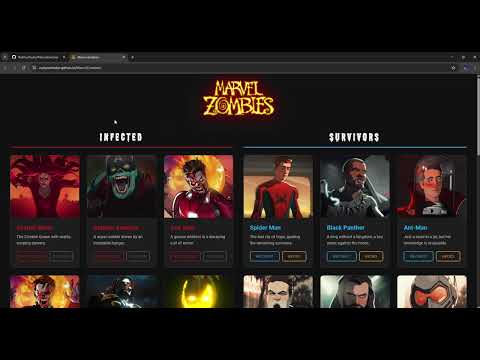 I Built a Marvel Zombies 🧟‍♂️ Website with HTML & CSS | Frontend Project