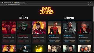I Built a Marvel Zombies 🧟‍♂️ Website with HTML & CSS | Frontend Project