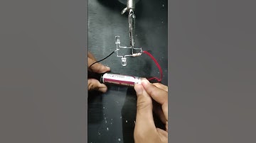 How To Make LED Flasher Circuit With BC547 Transistor #shorts #simple #circuit