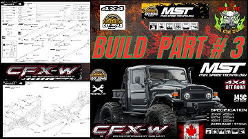 MST CFX-W J45C MPA PORTAL AXLE BUILD SERIES "PART 3" THE LINKS DISAPPONTMENT