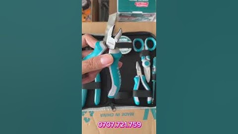 Bộ đồ nghề cho thợ điện 11 chi tiết TOTAL TKETS0111 dụng cụ cầm tay gồm kéo thợ điện